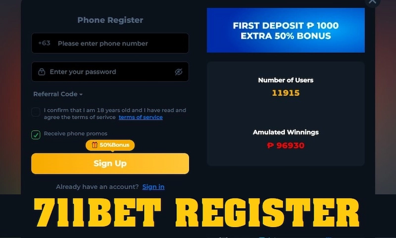 Register 711BET